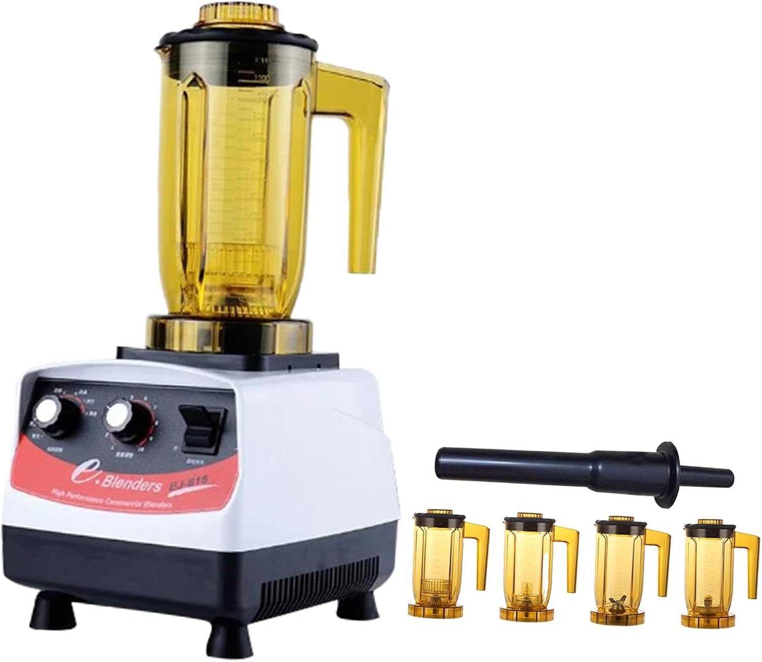 Professional Blender Food Mixer with 10 Speeds Heavy Duty 220V Commercial Countertop Blender for Shakes