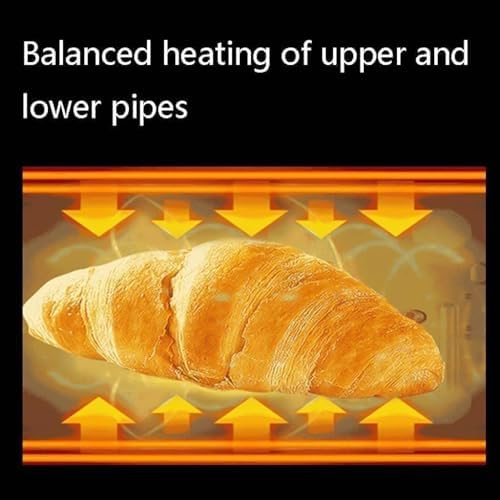 oven mini oven air fryer oven Household Electric Oven,Multi-Function Baking Cake Electric Oven Temperature Adjustment Timer Three-Layer Baking Position 12L Mini Ovens Toaster Oven Air Fryer,