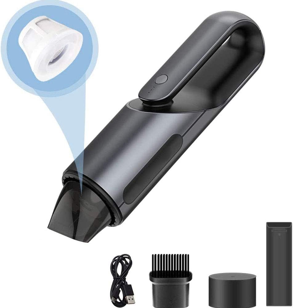 Beacon Pet Car Vacuum, Portable Cordless Handheld Vacuum Cleaner 4000Pa 80W for Car Inter Cleaning & Home Use USB Android Interface