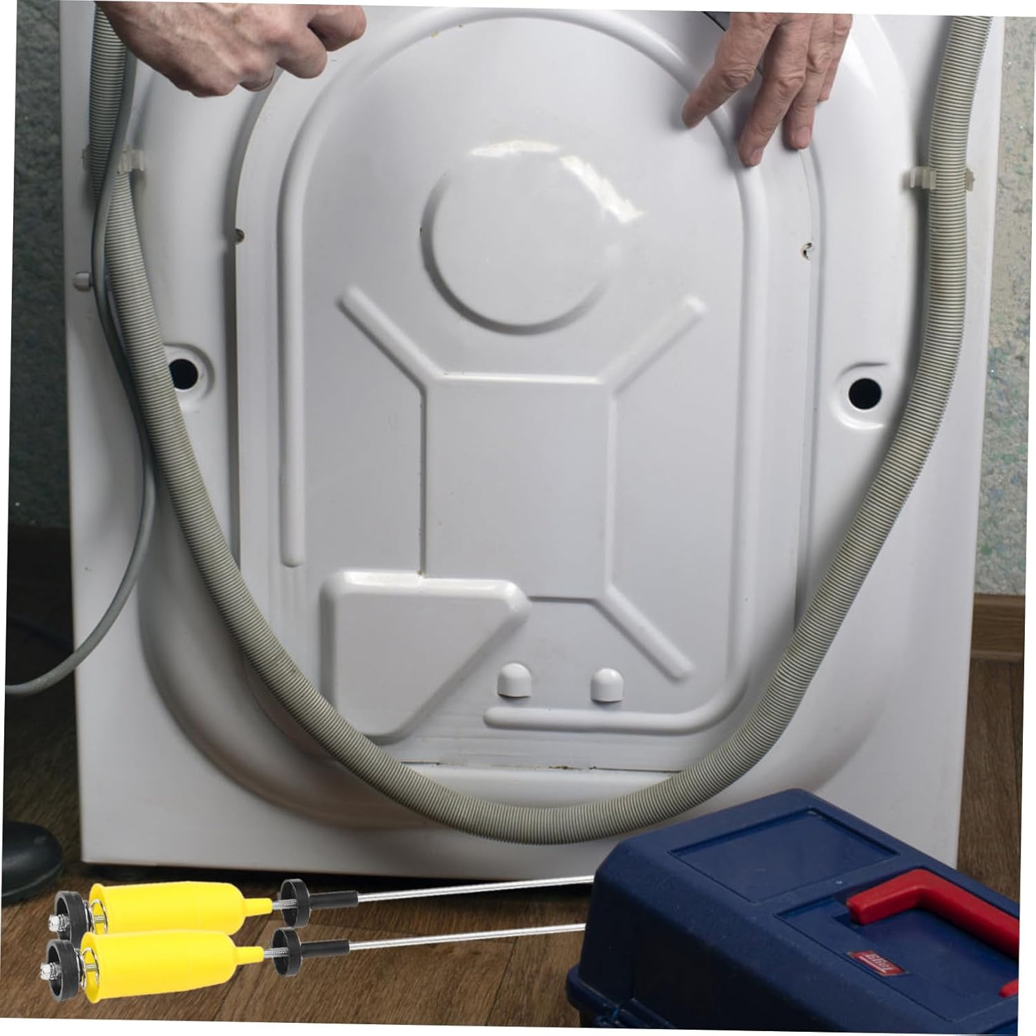 jojofuny 4pcs Washer Suspension Rod Replacement Parts for Washing Machine Balance Rods for Laundry Equipment Spring