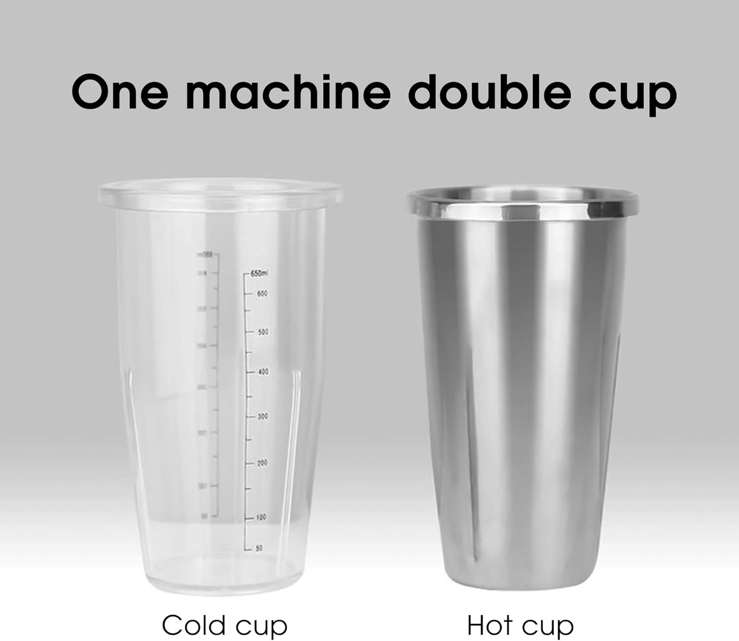 180W Electric Milk Shaker Machine, 18000R/Min Ice Cream Smoothies Blender Professional, Two-Speed Regulation, Ce/Fcc/CCC/Pse