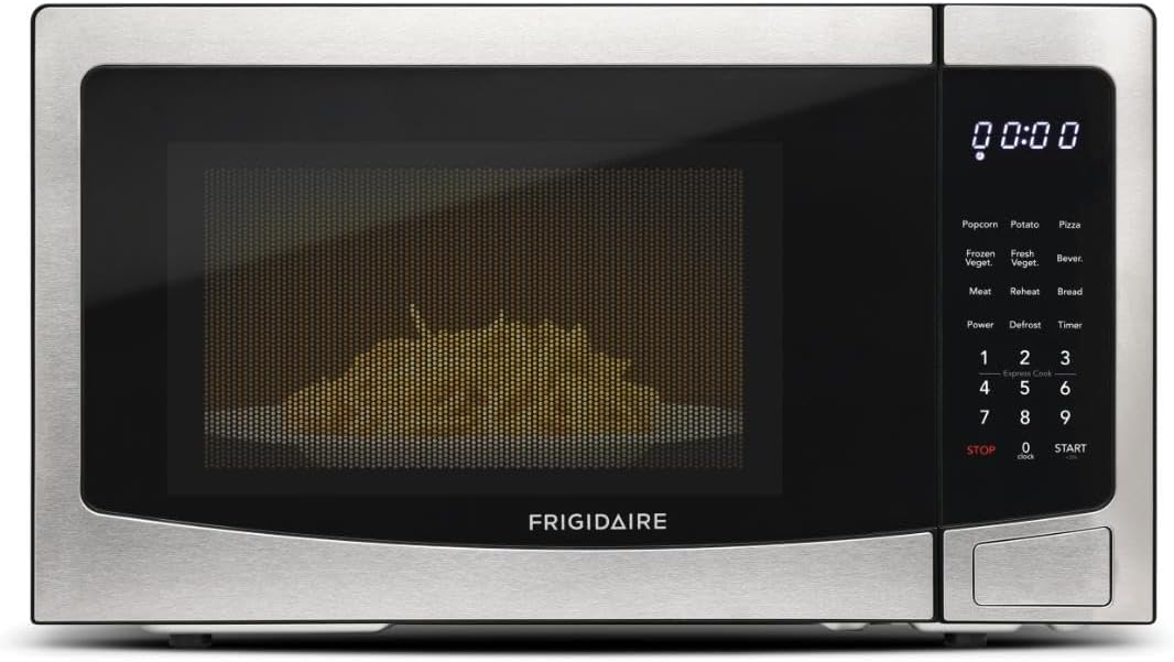 FRIGIDAIRE 1.1 Cubic Foot Microwave, Stainless Steel