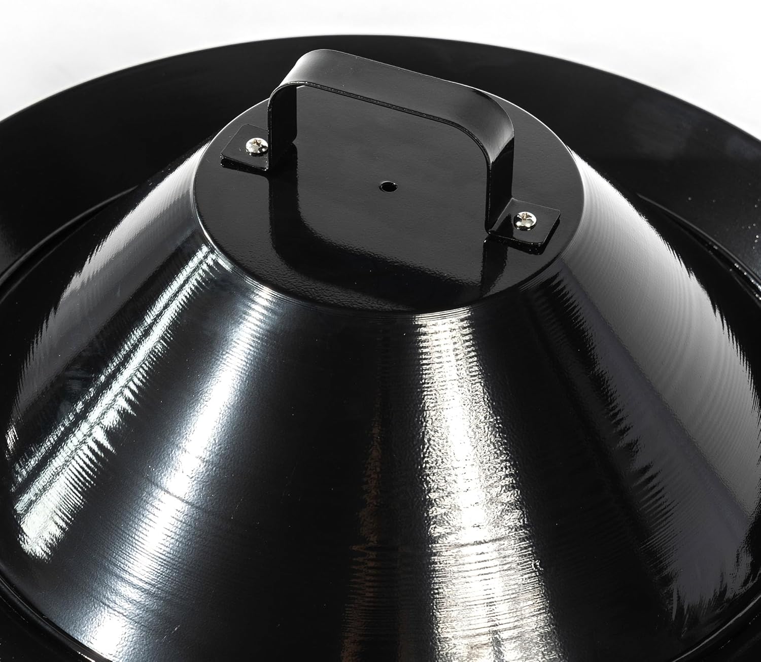 Durable 19 inch Fire Pit with 50000BTU Heating Power - Propane Ready - Lava Rocks & Stainless Steel Burner - Black - Ideal for Outdoor Entertainment