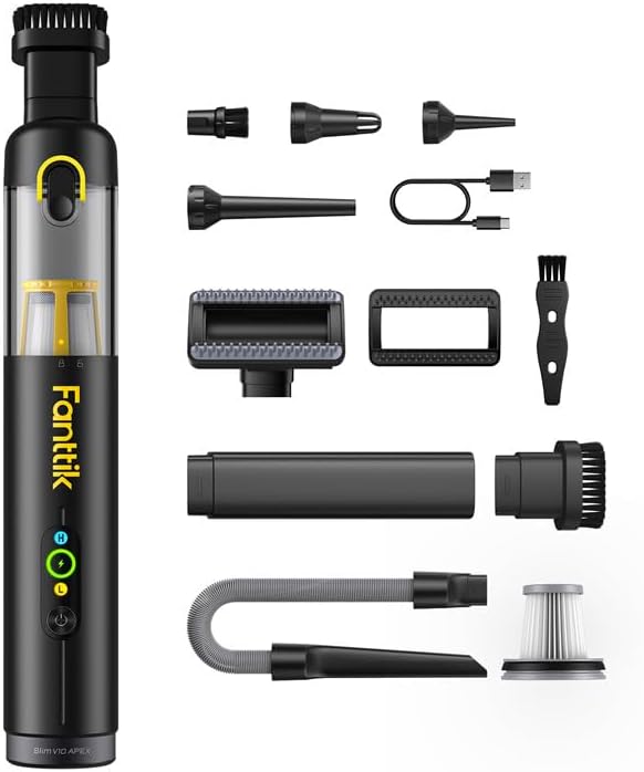 Fanttik Fold V10 Ultra Deluxe Handheld Vacuum Cordless Slim V10 Apex Cordless Car Vacuum