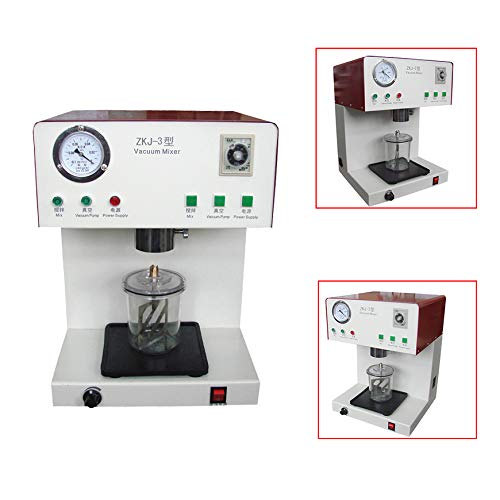 DDental Lab Digital Vacuum Mixer with Built-in Vacuum Pump Table Type Mixing Machine Blender