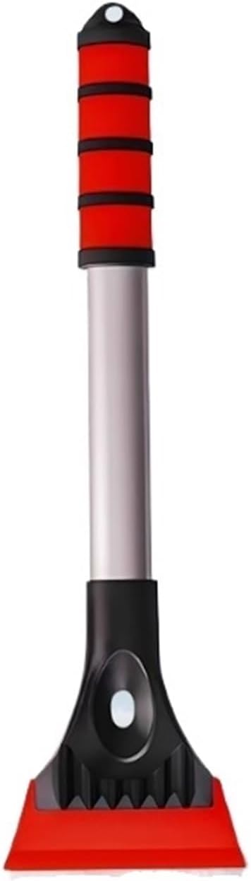 Snow Shovel Vehicle Glass Scraper Windshield Snow Shovel Window Defrost Shovel Vehicle Snow Shovel Ice Shovel Silicone(Red)