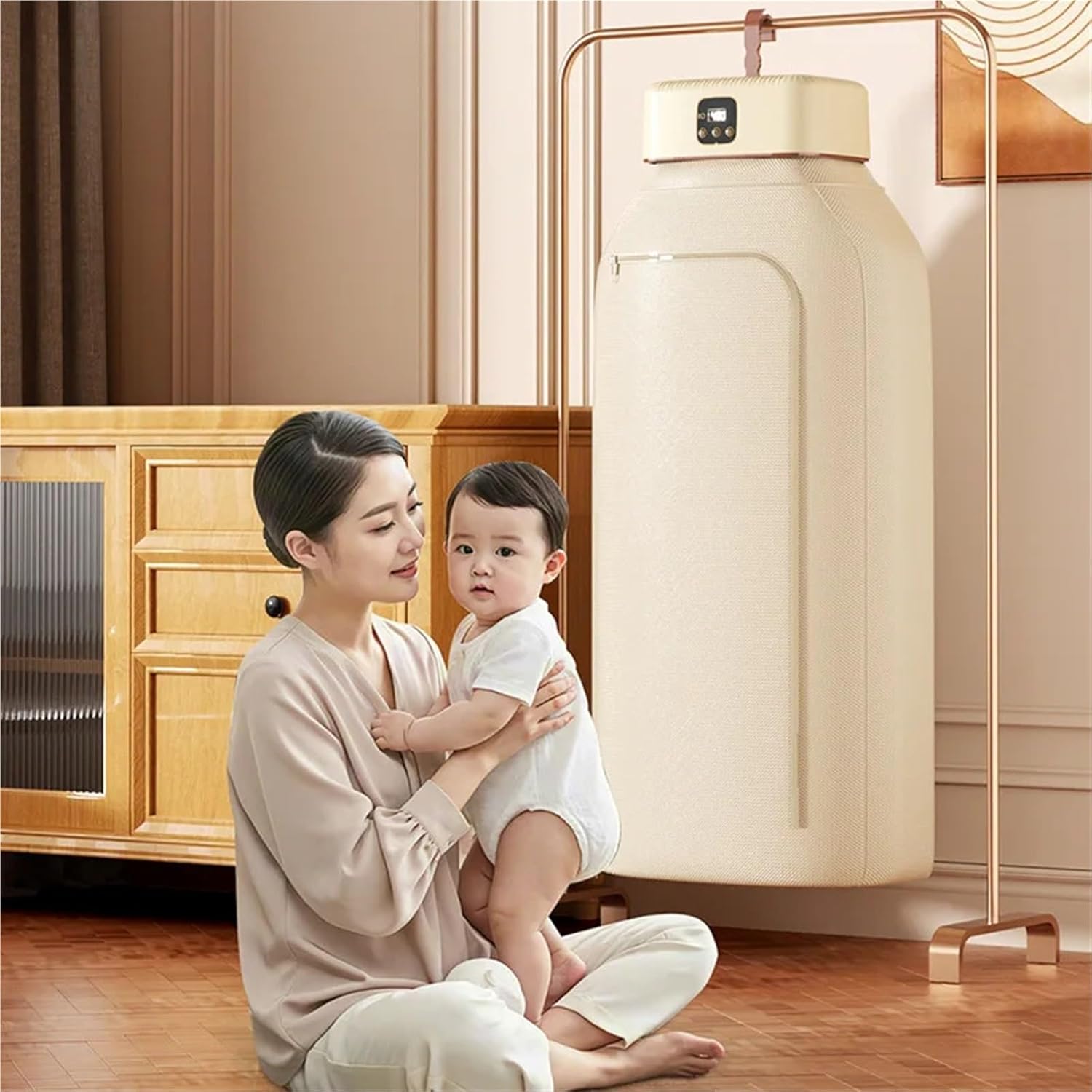 Portable Clothes Dryer, Portable Convenient Home Adult Clothes Dryer Machine,for Travel,Apartment
