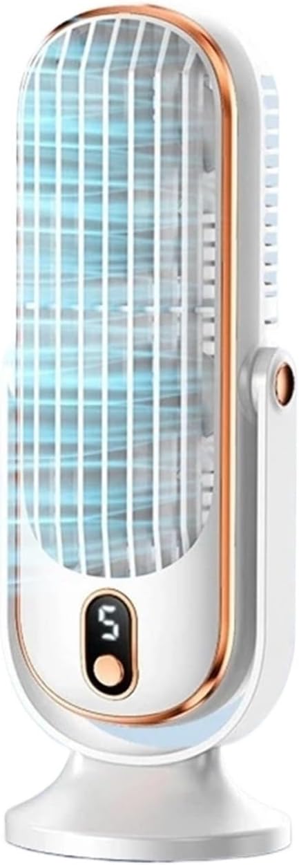 Portable Air Conditioner, Small Air Conditioner Degree Adjustable Charge Large Air Conditioner,Desktop Fan for Home Outdoors(Gray)