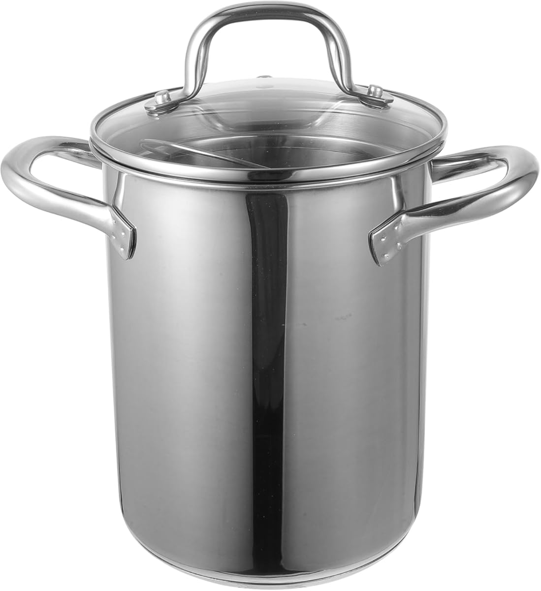 Stainless Steel Fryer Pot with Strainer Basket Small Oil-Saving Frying Pot Household Kitchen Frying Tool