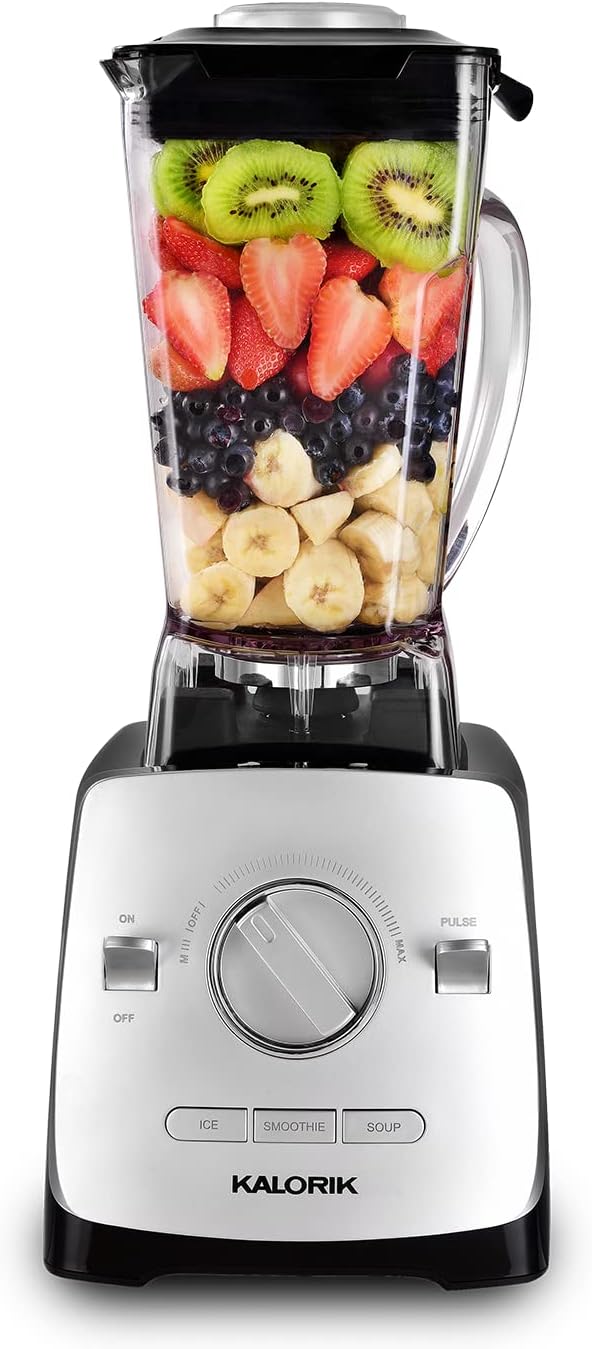 Kalorik® BL 44440 S 1800W Peak, High-Powered Blender, Silver