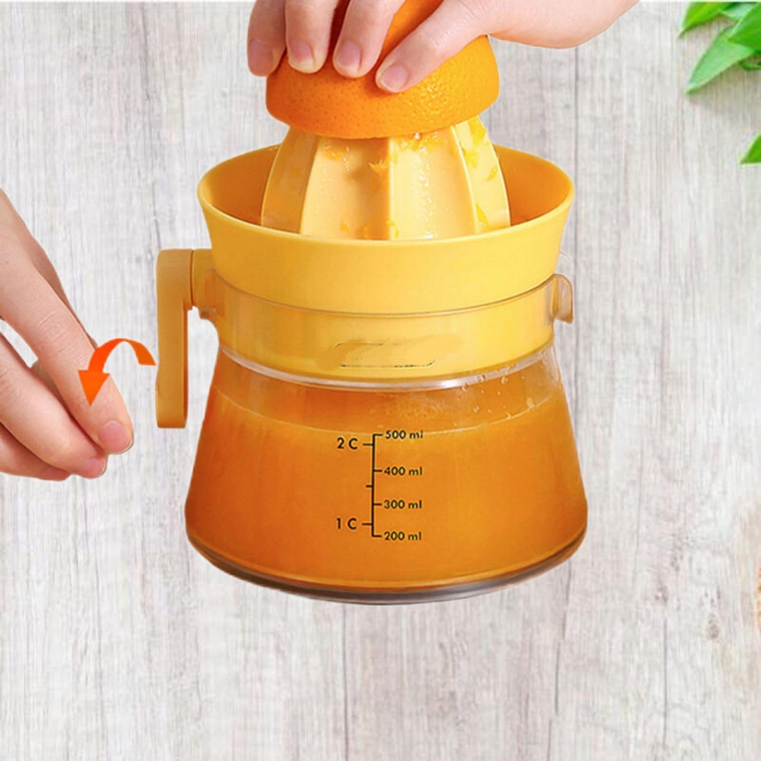 手动榨汁神器家用小型橙汁压榨神器柠檬挤压神器橙子压汁神器榨汁机 Blender Household Cleaning，Kitchen Storage Essentials