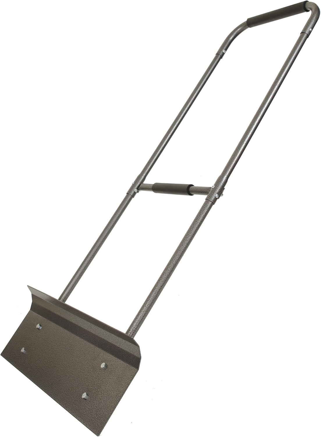 Yard Butler Snowplow Push Shovel, ISPP-24 - No-Bend Shovel for Easy Snow Clearing - Ergonomic Design - Two-Handed Cushioned Grips - Powder-Coated Steel Construction - ImprovedSimple Assembly