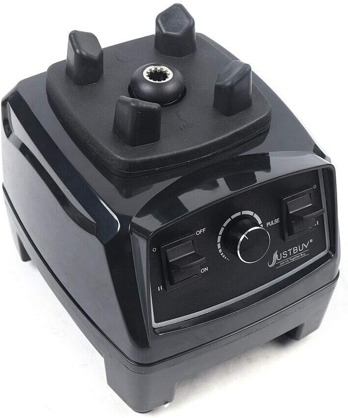 Electric Juice Blender Smoothie Maker Ice Crusher Multi-Function Kitchen Mixer Household Blender Mixer Heavy Duty High Power (2200W 2L Black)