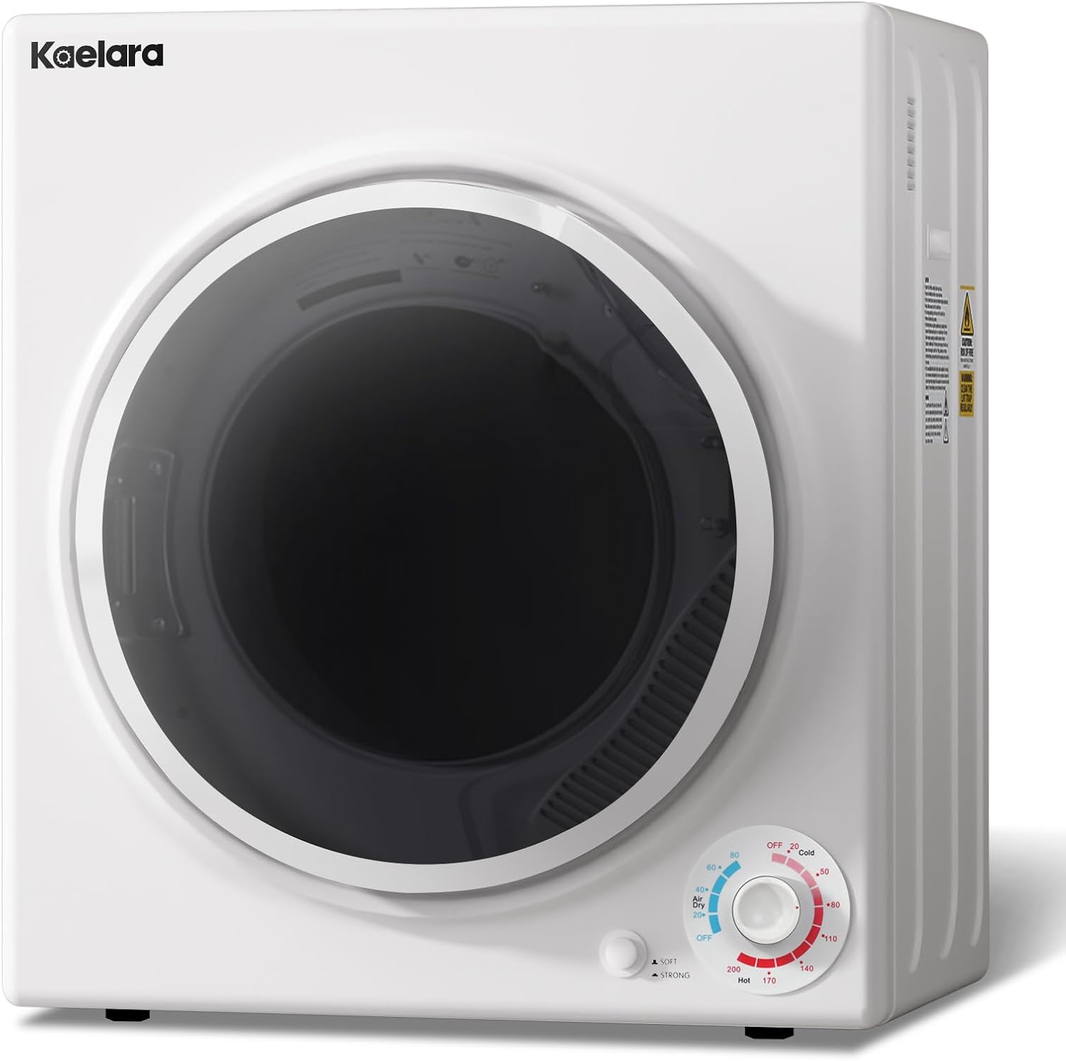 Portable Dryer, 3.5 Cu.ft Portable Dryers for Laundry with Stianless Steel Tub, 15000W Clothes Dryer Machine for Home, Apartment, 4 Dring Mode, Auto-shutt off, White