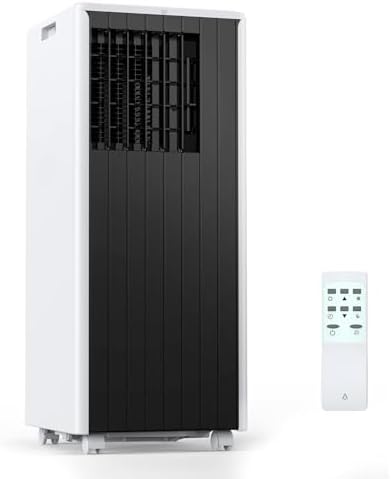 QQsBew PS-Q13BWZF Air Conditioner, Black+White