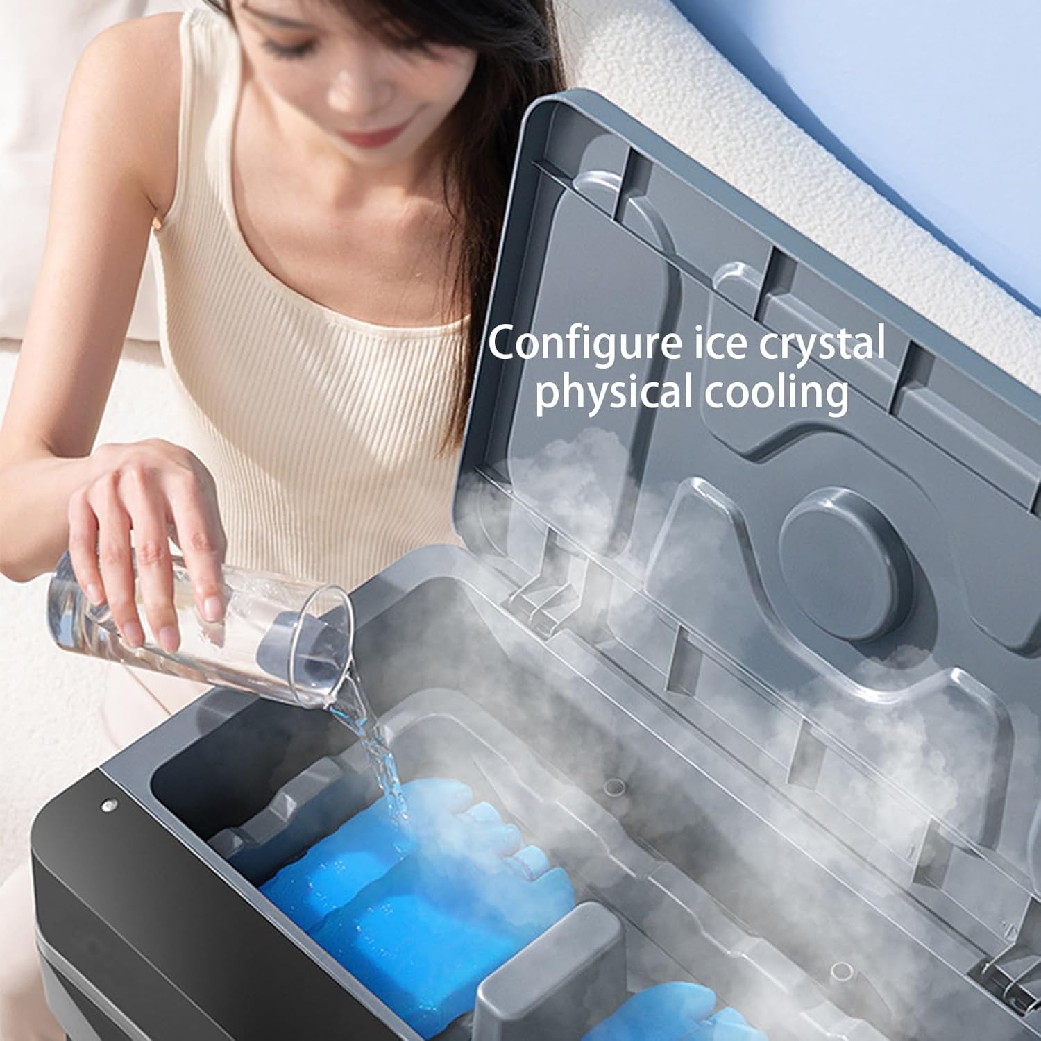 Portable Air Conditioners, 3-in-1 AC Unit with Water Tank and 12Hrs Timer, Evaporative Air Cooler for Room Factory Office(49 * 34 * 110cm)