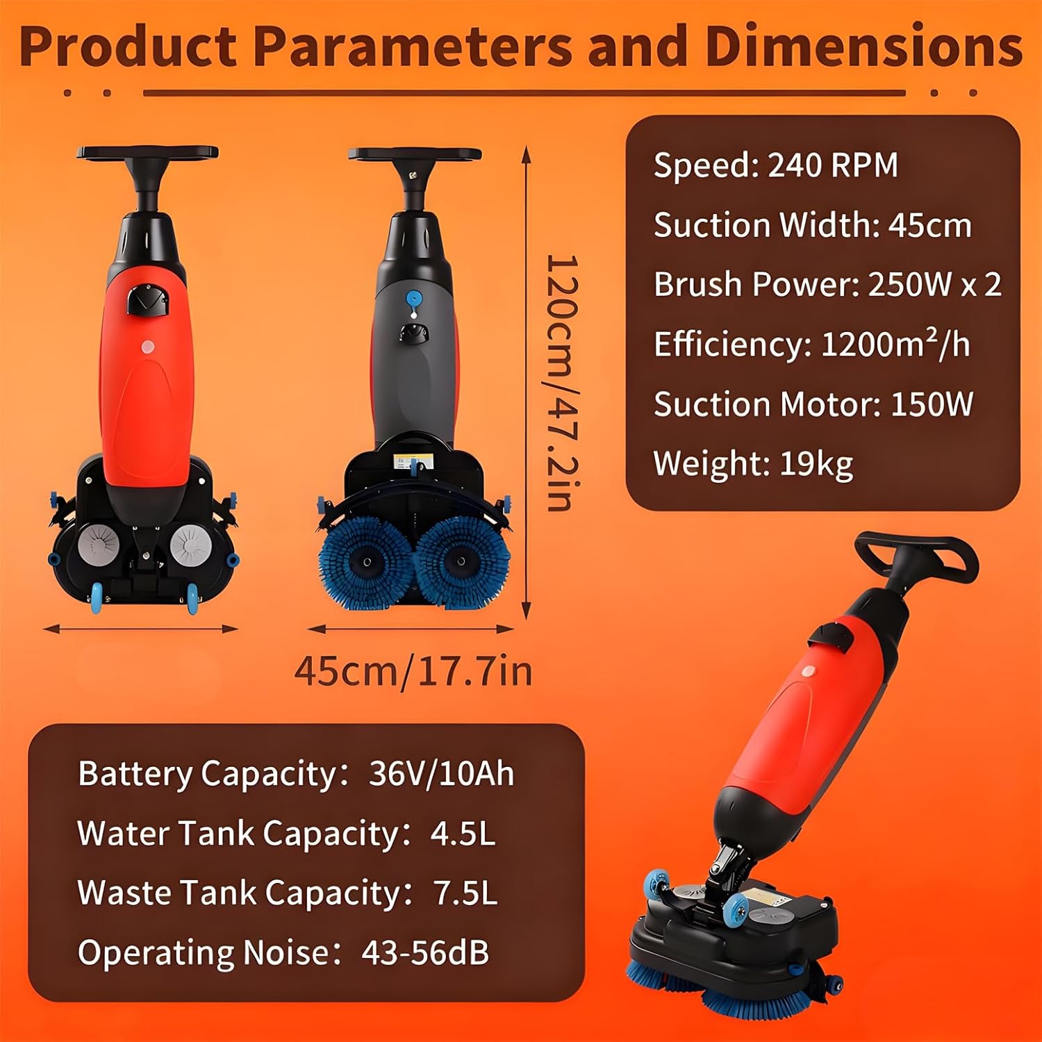 Smart Steam Fabric Cleaning Machine 13kpa Carpet Spot Cleaner, Fabric Cleaner, 1080ml Water Tank, 800ml Waste Water Tank, 31x17x35cm
