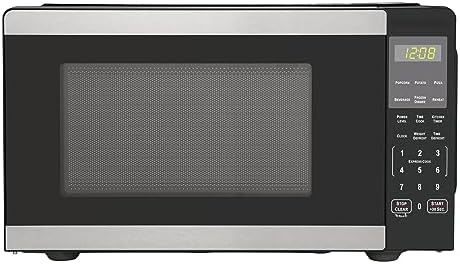 0.9 cu. ft. Countertop Microwave Oven, 900 Watts (Color : Stainless Steel)