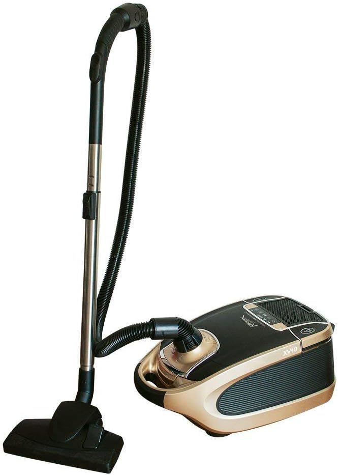 Johnny Vac Canister Vacuum Cleaner, XV10, Digital Control, HEPA Filtration, Set of Brushes