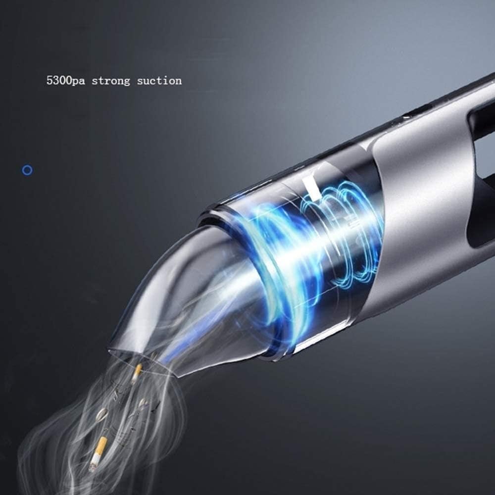 Handheld Vacuum Cordless, 12v Portable Cordless USB Rechargeable, for Wet and Dry Furniture, Carpets, Floors, Vehicles, Slim Mini Vacuum Cleaner for Car Home Pet