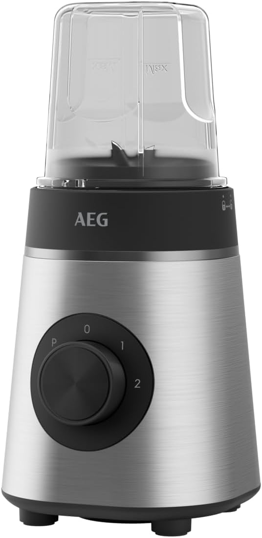 AEG Blender CB4-1-6ST Deli 4 stainless steel/350 watts/23,000 revolutions/minute/600ml jug/dishwasher safe/stainless steel