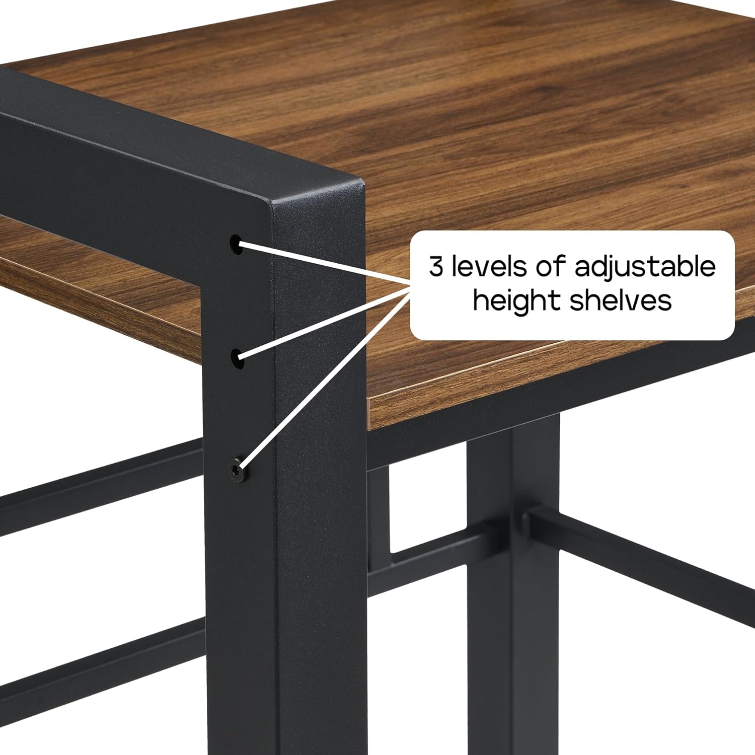 Washer Dryer Stacking Rack Stand, Heavy Duty Steel Standing Storage Shelf Washing Machine Shelf, Over The Washer and Dryer Shelves Space Saving, Load Capacity 300kg, for Bathroom Laundry Room (black)