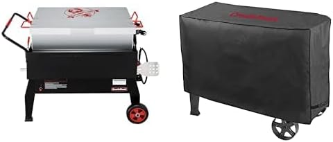Creole Feast 150 QT CFB2001 Crawfish Boiler Bundle with CR2001 58 Inch Premium Grill Cover