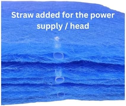 Fast-Shipped-Filters 3 Pack 24x30 Replacement Filter Pads Compatible with PremierOne Pure Flo MS-2430 Air Cleaner 24x30 Refill Blue