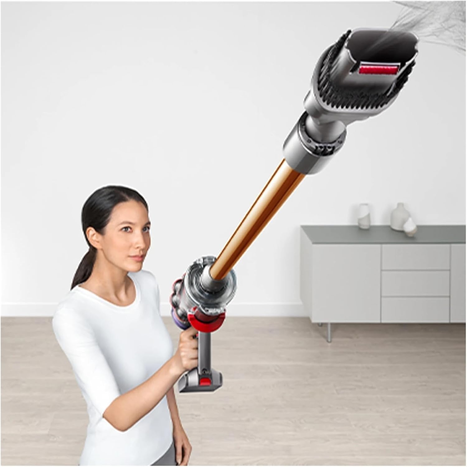 Extension Rod ，Compatible For Dyson， V10 V12 Slim Metal Aluminum Straight Pipe Bar Handheld Wand Tube Vacuum Cleaner Spare Accessories