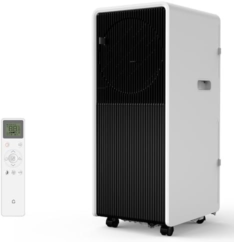 14000 BTU Portable Air Conditioners - Large 3 in-1 Standing AC Unit Cooling Up to 750 Sq.Ft - Quiet Air Condicionado with Remote Control, Cool, Fan, Dehumidifier, 24H Timer - Room Bedroom Indoor Floor