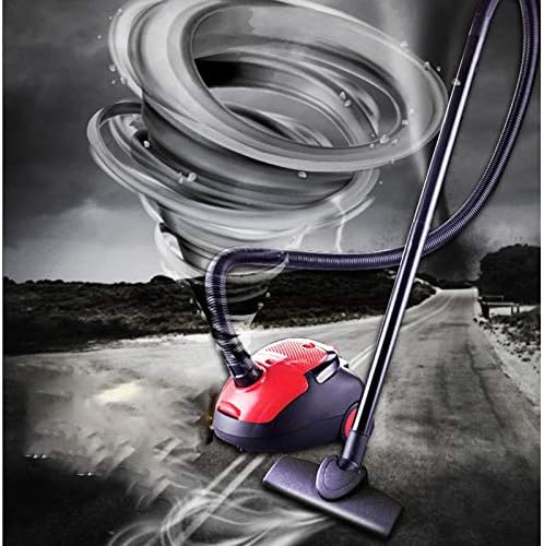Vacuum Cleaners Horizontal Vacuum Cleaner,for Home Hard Floor Carpet Lightweight Power Strong Suction Powered Corded Canister Vacuum Cleaner, Red.