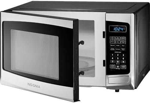 0.9 Cu. Ft. Compact Microwave - Stainless Steel