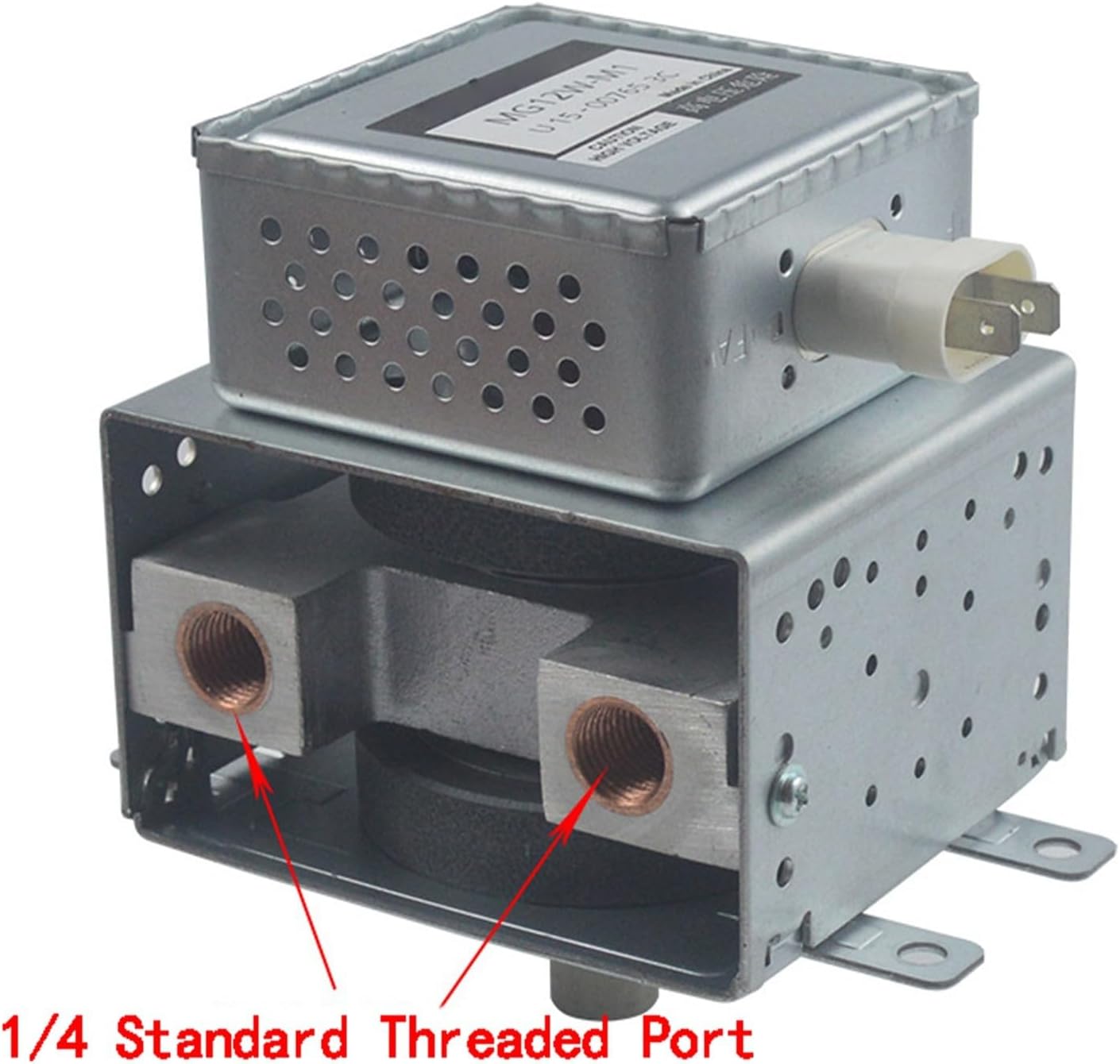 Professional 1250W Microwave Oven Magnetron MG12W Microwave Oven Part Metal Texture Suitable For Heating Applications