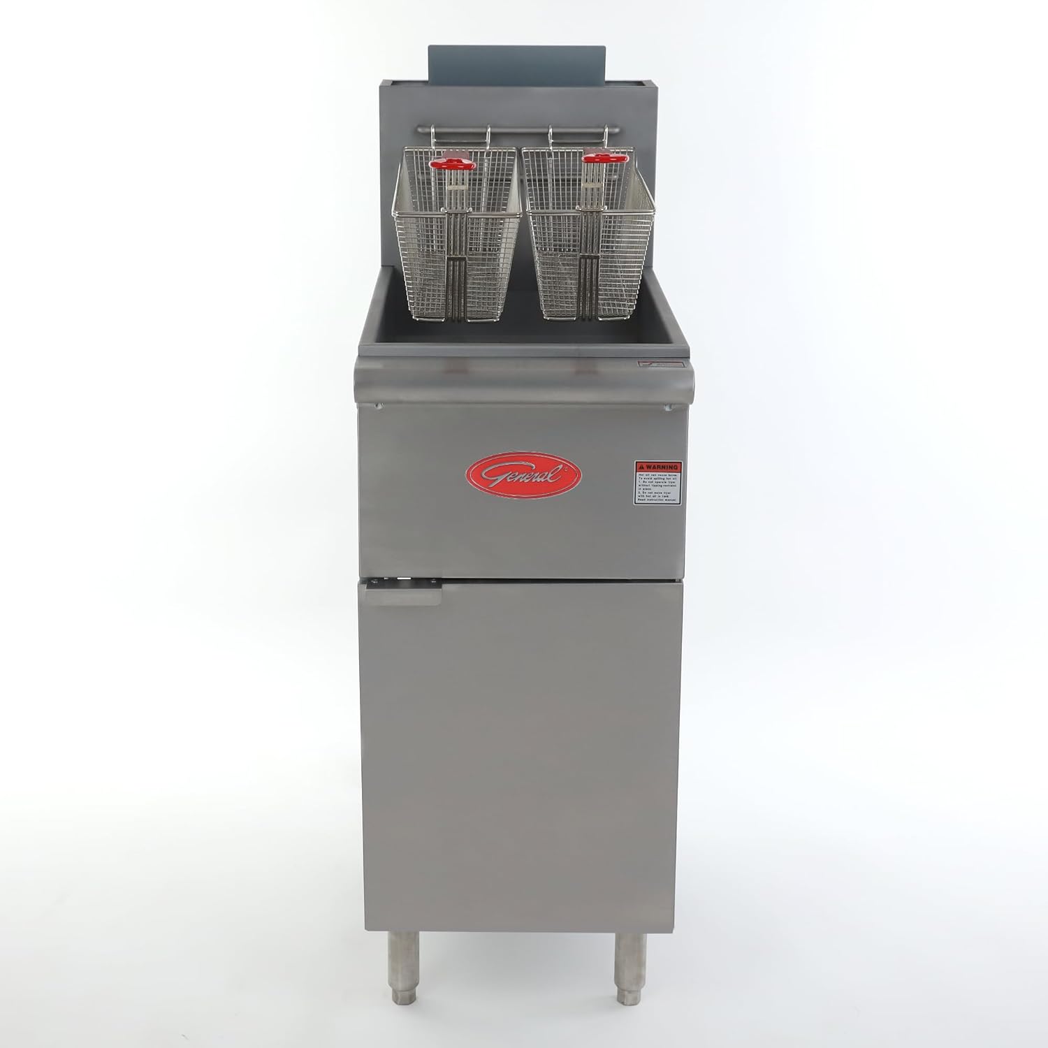 General Commercial Deep Fryer, 40 lb., 90,000 BTU, in Stainless Steel (GFF3-40LP)