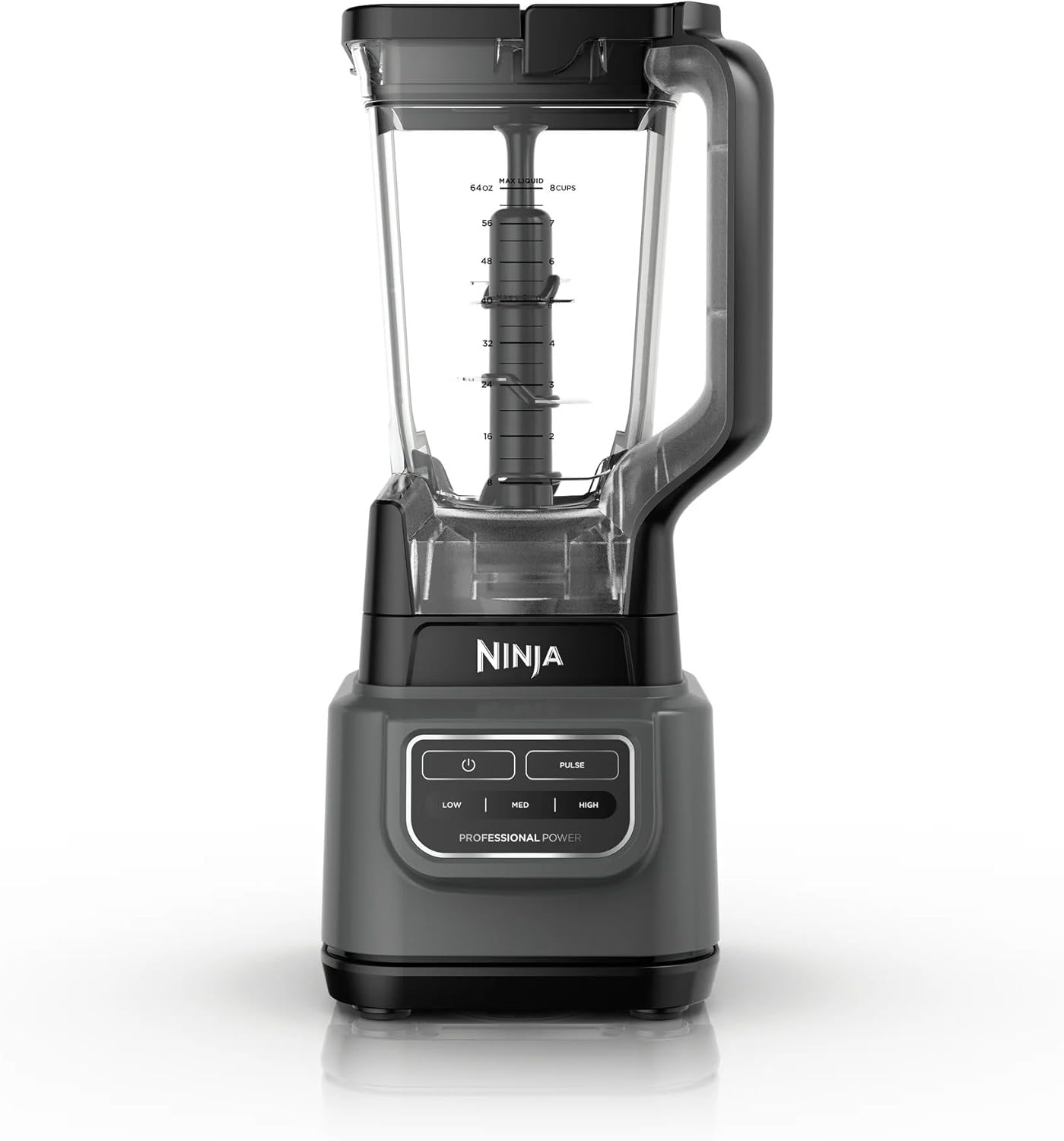 Ninja Professional 72 Oz Countertop Blender with 1000-Watt Base and Total Crushing Technology for-Smoothies, Ice and Frozen Fruit, Black (Renewed)