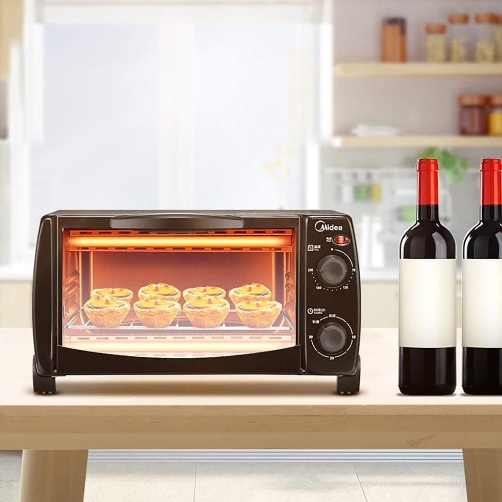 oven mini oven air fryer oven Mini Ovens Multi-function electric oven with a capacity of 10L, household 750W stainless steel baking small oven, drying oven with a weight of about 2.7kg Happy Life Br