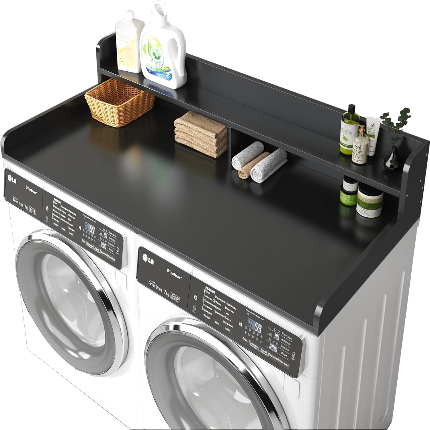 2-Tier Washer and Dryer Countertop with 2.75