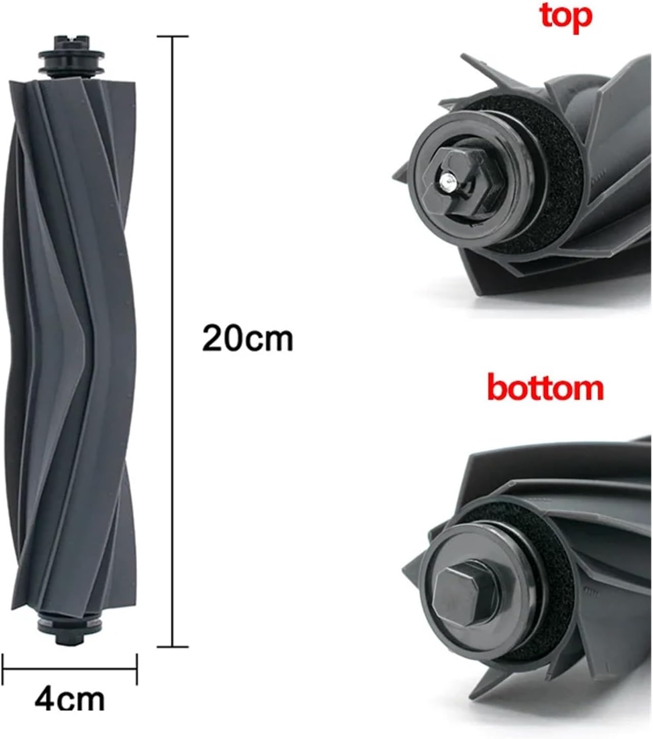 Vacuum Cleaner Main Side Brush Hepa Filter Mop Dust Bag Replacement Parts，Compatible for Dreame Bot L20 Ultra / X20 Pro(20PCS B)