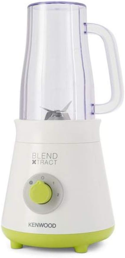 Kenwood Electrodomésticos Smoothie 2 Go-SB055WG Blender, 300 W, 0.5 Litres, Stainless Steel, 2 Speeds, White/Green