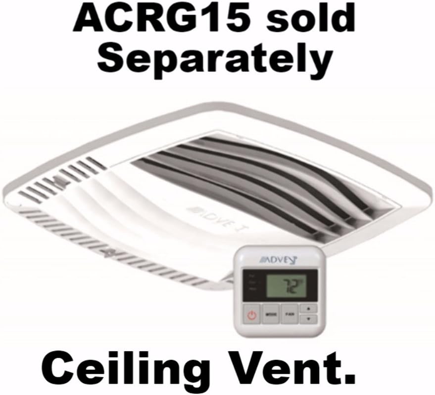 ASA Electronics ACM150B RV Trailer Air Conditioners Advent 15 000 BTU Air Conditioner Black