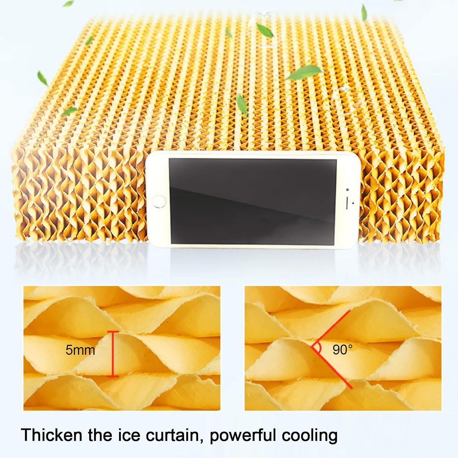 Evaporative Cooler, Windowless Portable Air Conditioners, Swamp Cooler with Oscillation, Remote Control, 7.5H Timer, 3 Wind Speeds for Outdoor Indoor Use(Large)