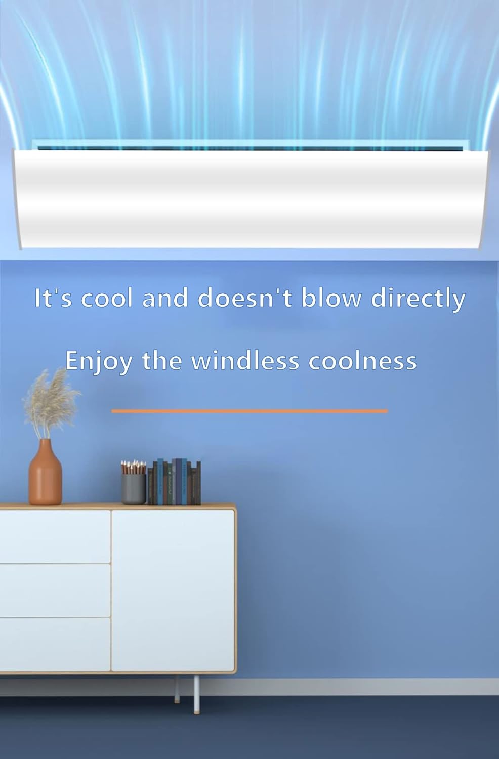 Air conditioning deflector Air Conditioner Deflector Windshield Baffle Anti-direct Blowing Home Hotel White