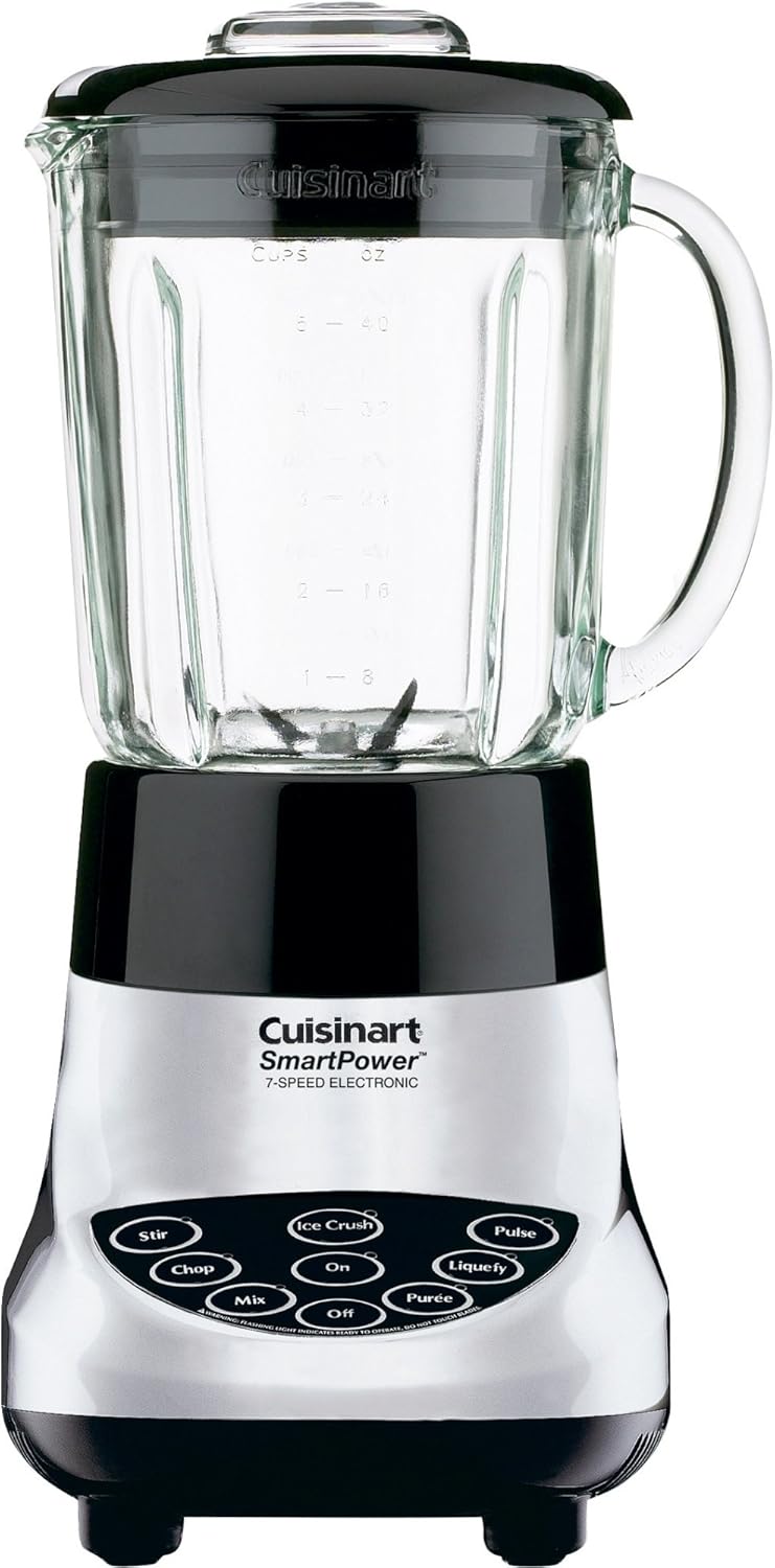Cuisinart SPB-7CHFR SmartPower 7-Speed Electronic Blender, Chrome (Renewed)