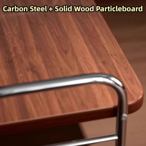 Microwave Oven Rack, Kitchen Coffee Maker Storage Shelf, Multi-functional Countertop Stand for Living Room, Dorm and Bedroom(Black,60cm/23.6in)