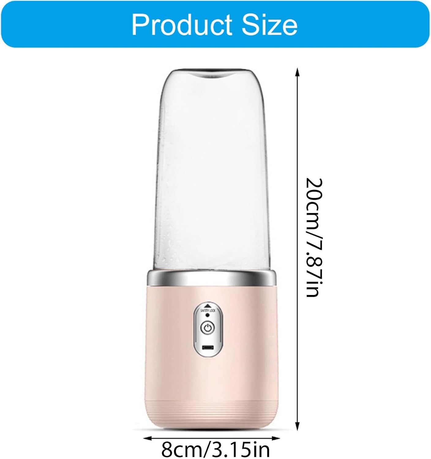 Portable Blenders Cup Juices Extractors Cup Juicing Cup Juices Making Cup Blenders Cup Suitable for Office and Travel