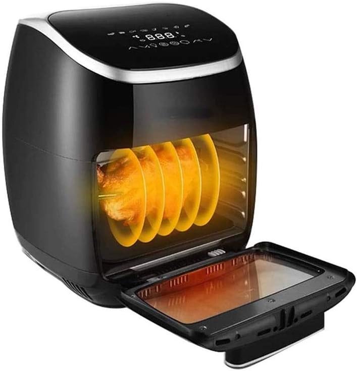 11.5-Quart Air Fryer, Crisp,Cook,Rotisserie, Dehydrate; 7-in-1 Cooking Features; Deluxe Air Frying Accessories
