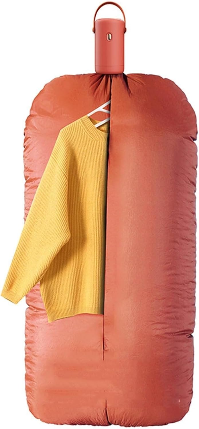 Small Household Dryer, Household Clothes Dryer, Portable Small Underwear Foldable Dryer for Business Trips(Orange)