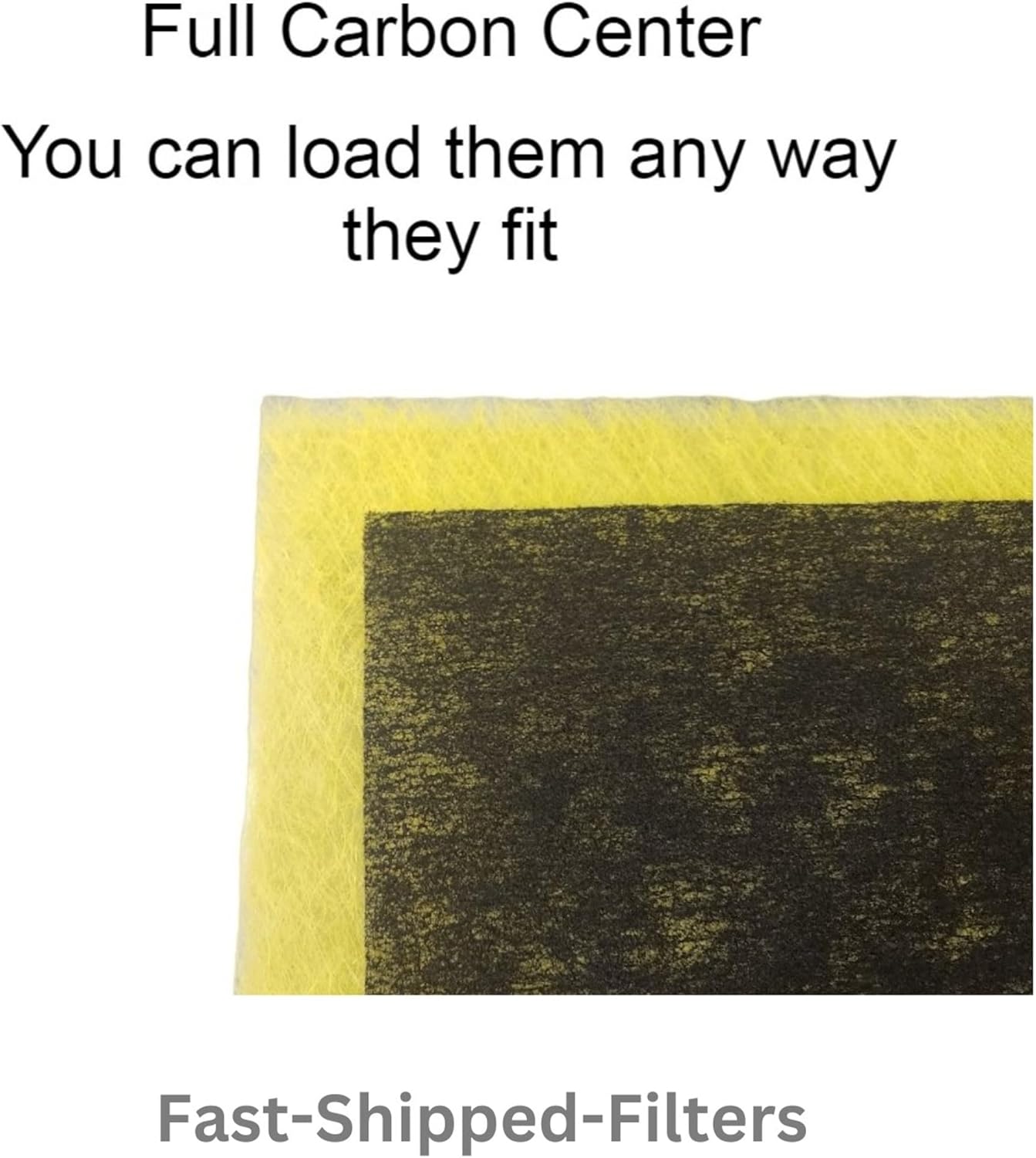 Fast-Shipped-Filters 10 Pack 16x25 Replacement Filter Pads Designed to Fit with MicroPower Guard One Hour Air Cleaner 16x25 Refill Yellow