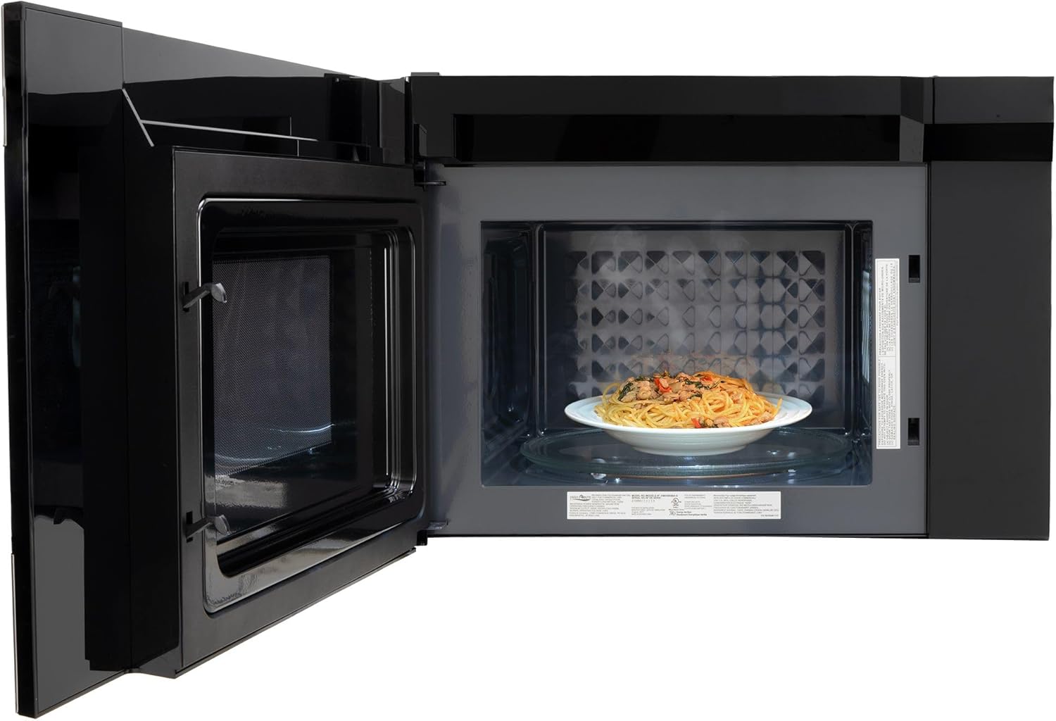 Tough Grade 1.4 Cu. Ft. Stainless Steel Over-the-Range RV Microwave Oven | 1000W, 120V | Left Swing Door | Built-In Vent and Light | Auto Cook/Defrost | Touchpad Controls | Includes Mounting Kit