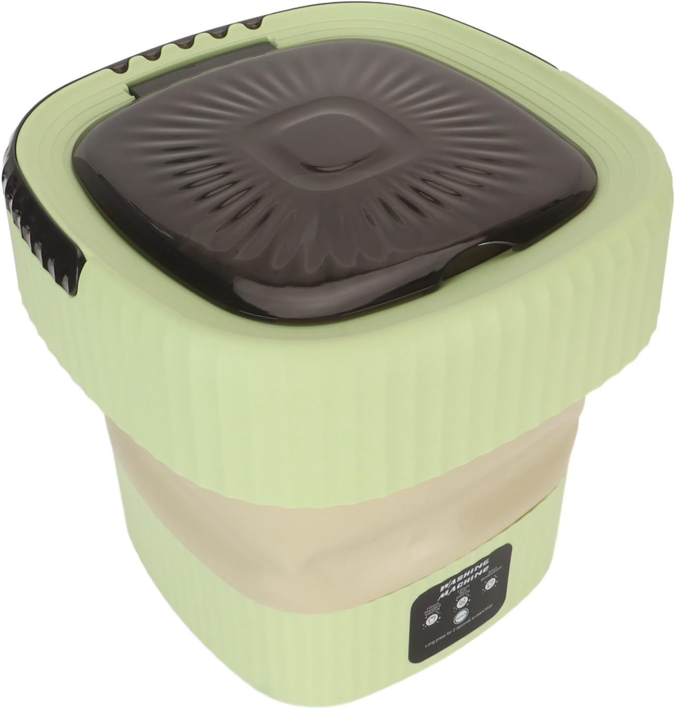 10L Low Noise Underwear Washing Machine Foldable Washing Machine Convenient Mini 3 Timed Automatic Washing Washing Machine Portable Laundry Equipment for Dormitory Hotel Travel (US Plug)